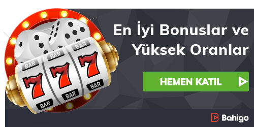 Üçlü slot makinesinde 777 sembolleri ve zarlarla En İyi Bonuslar ve Yüksek Oranlar yazısı yanında Hemen Katıl butonu