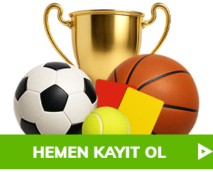Spor topları ve altın kupa ile Hemen Kayıt Ol butonu Canlı Bahis Nedir sorusuna yönelik yönlendirme